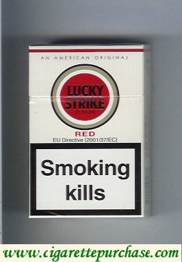 Lucky Strike Red cigarettes hard box